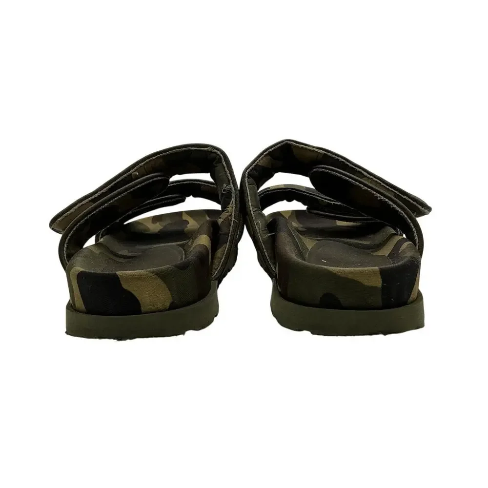 Gia Borghini Leather Green Camo Platform Sandals Size 38 EU / 8 US
